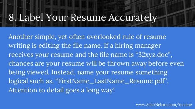 20 Basic Resume Writing Rules That'll Put You Ahead Of The Competition basic rules for resume writing