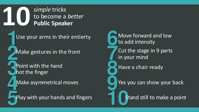 how to become a great speaker