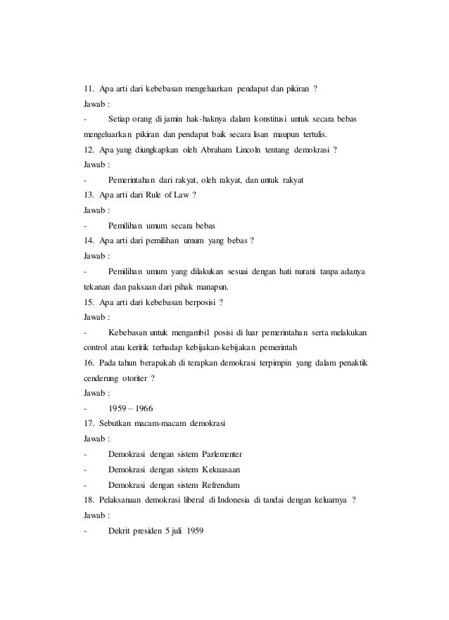 Contoh Soal Essay Tentang Masyarakat Madani