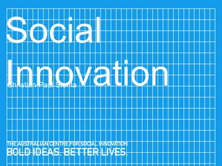Christian-Paul Stenta
Social
Innovation
 