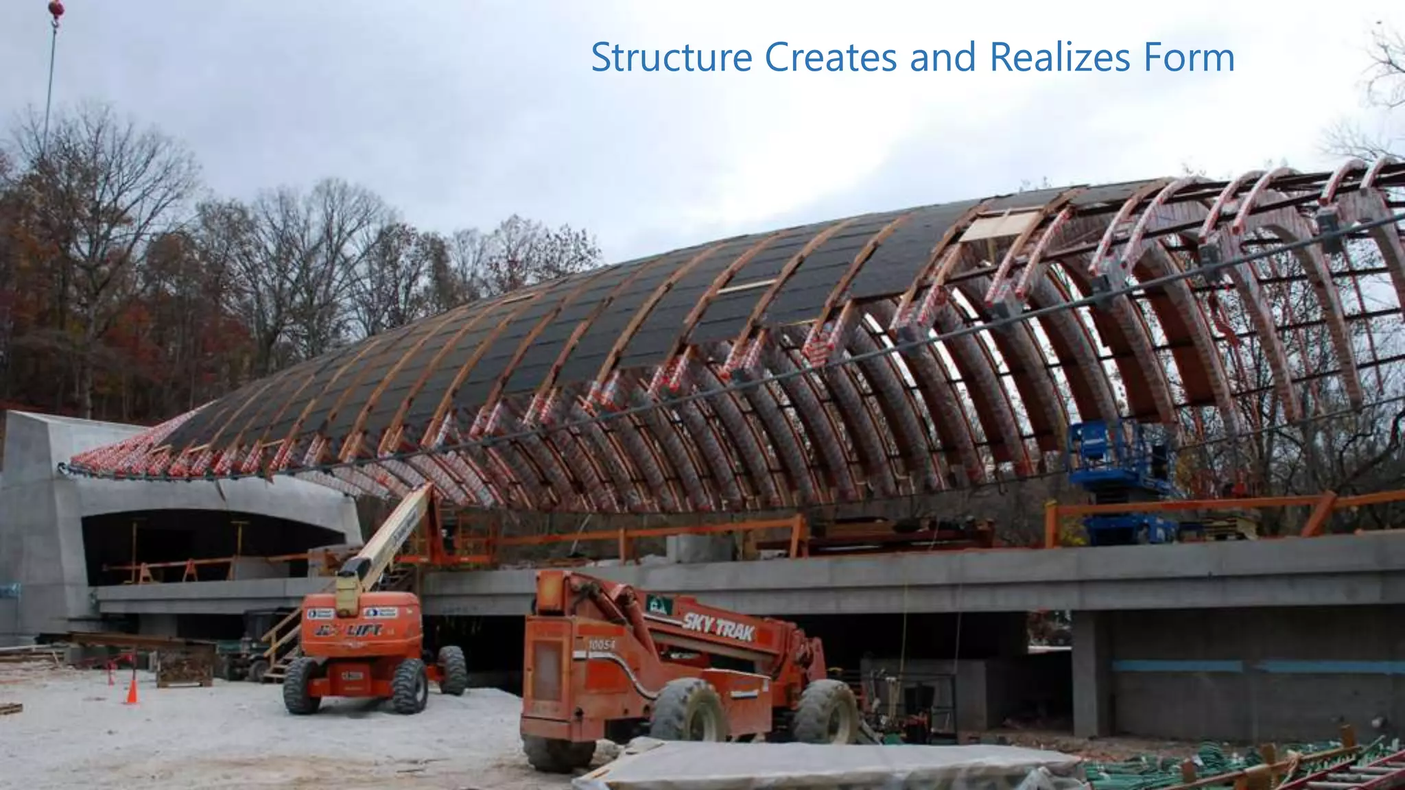 Structure Creates and Realizes Form
 