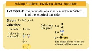 10 Solving Problems Involving Literal Equations.pptx