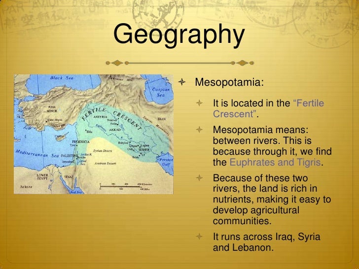 In Quale Continente Si Trova La Mesopotamia