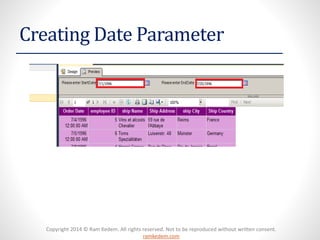 SSRS Basic Parameters | PDF