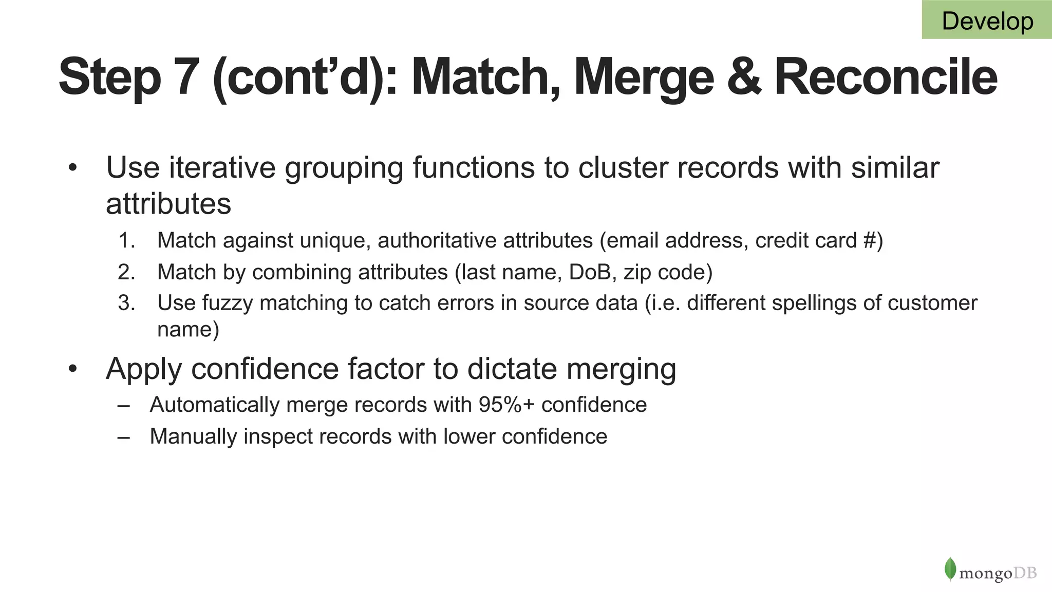 10-Step Methodology to Building a Single View with MongoDB | PPT | Free ...