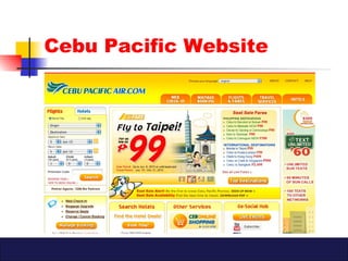 Cebu Pacific Website
 