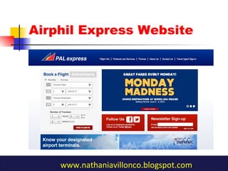 Airphil Express Website
www.nathaniavillonco.blogspot.com
 