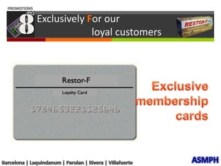FolaresPhilippine data: Restor-F sales is PhP 15M
