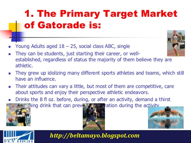 What is the target market profile of Gatorade?