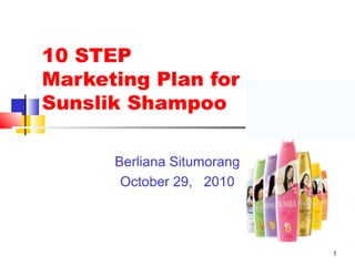 10 step marketing plan_sunsilk_ V52_Berly