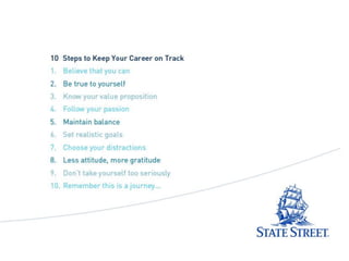 10 Steps to Keep Your Career on Track