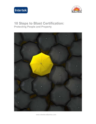 BakerRisk




10 Steps to Blast Certification:
Protecting People and Property




                 www.intertek-etlsemko.com
 