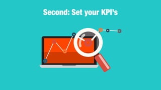 Second: Set your KPI’s
 