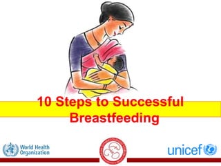 10 Steps to Successful
Breastfeeding
 