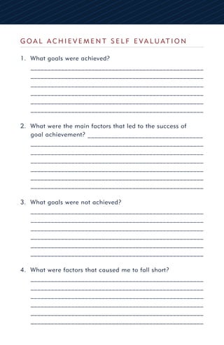 10 steps to achieving your life dreams workbook | PDF