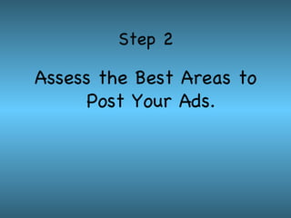 10 Steps To An Effective Craigslist Ad PPT