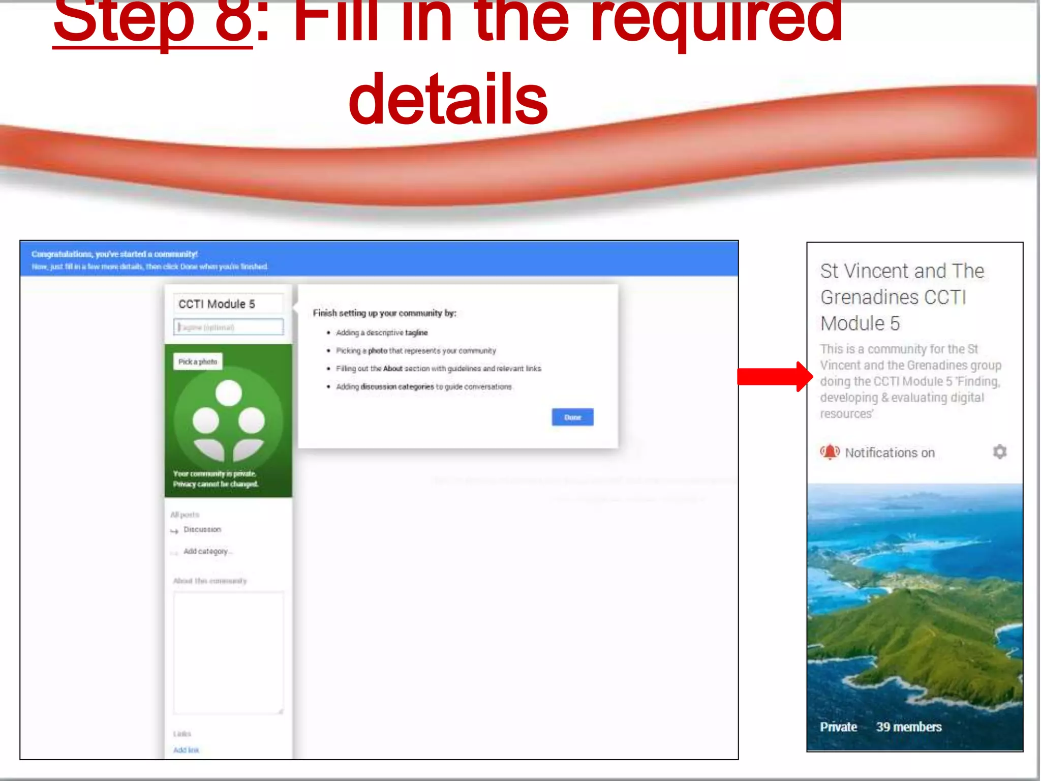 Step 8: Fill in the required
details
 