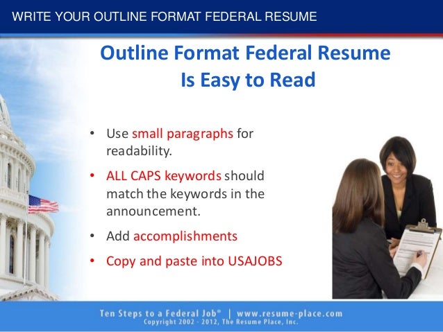 10 steps to federal job 2017 usajobs resume builder