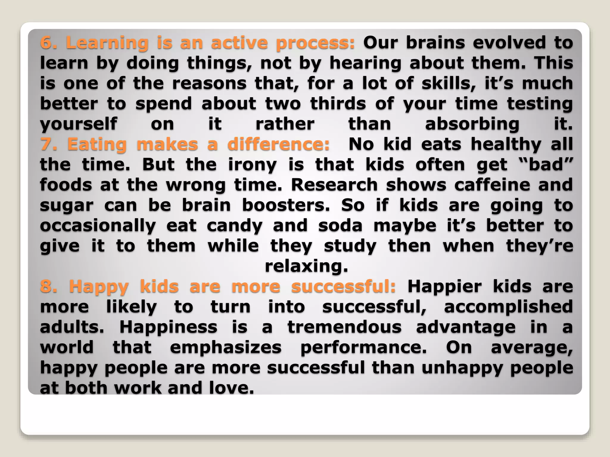 10 steps to make your kids smarter | PPTX