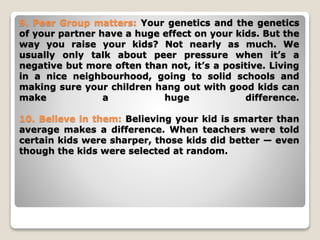 10 steps to make your kids smarter | PPTX