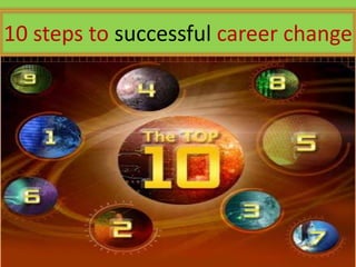 10 steps to successful career change 