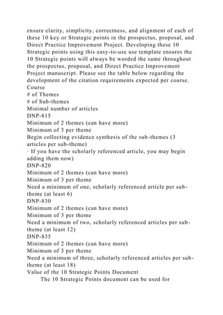 10 STRATEGIC POINTS DOCUMENT 2 THE 10 STRATEGIC PO | DOCX