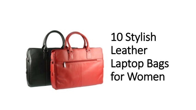stylish leather laptop bags
