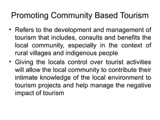 10 sustainable tourism | PPT