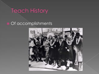    Of accomplishments
 