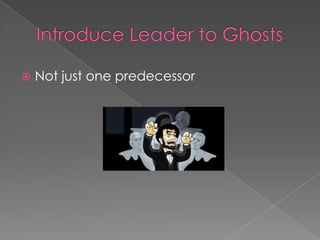    Not just one predecessor
 