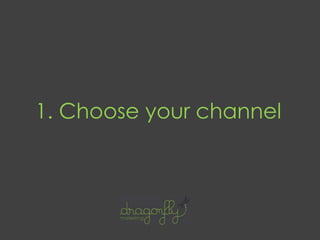 1. Choose your channel
 