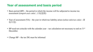 Basis Period Example Corporate Income Tax | PPTX
