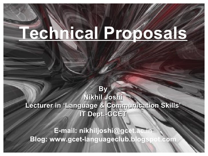 technical proposal template