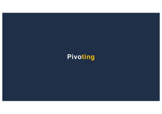 Pivoting
 