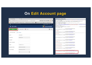 On Edit Account page
 