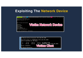 Exploiting The Network Device
 