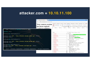 attacker.com = 10.10.11.100
 