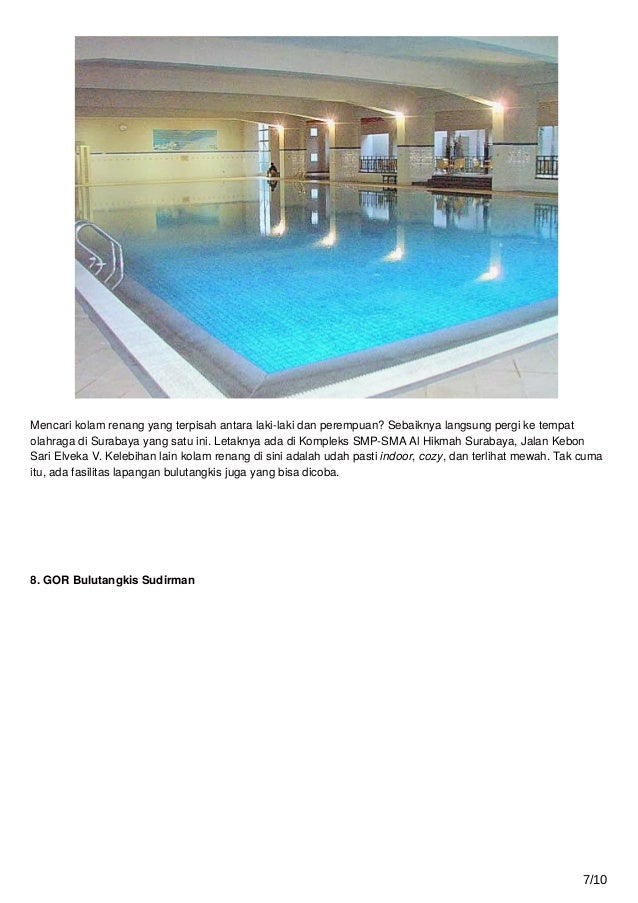 10 Tempat Olahraga Di Surabaya Terfavorit Blog Mamikos Com