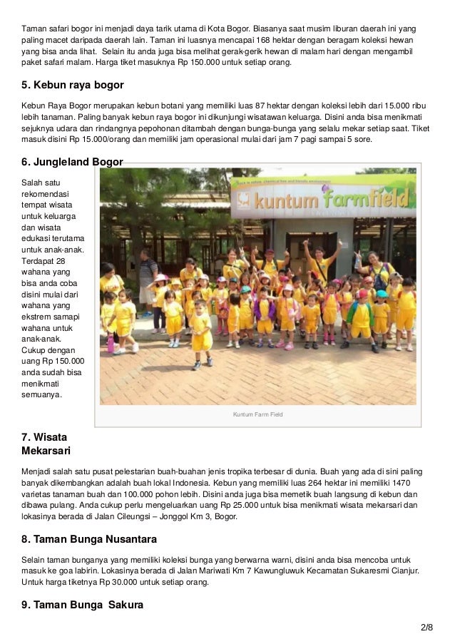 10 tempat wisata bogor terbaik untuk liburan tahun baru ...