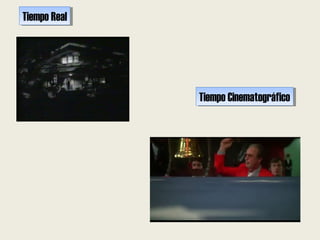 Tiempo RealTiempo Real
Tiempo CinematográficoTiempo Cinematográfico
 