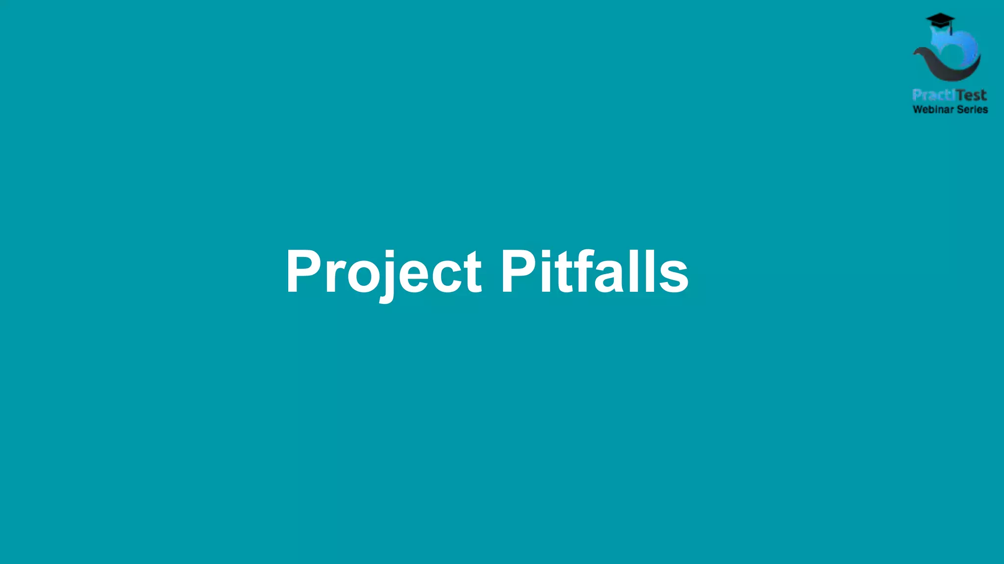 Project Pitfalls 