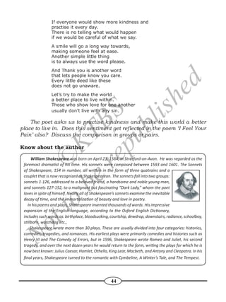 10th english text book | PDF