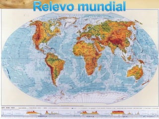 liberação de energia no interior do planeta(orogênese / epirogênese)vulcanismoe tectonismoIntemperismo produz sedimentos que sofrem erosão e transporte, cujo depósito altera o relevo (elevação / rebaixamento)Físico (desagregação)ação do sol (aquece) e chuva (resfria) sobre a rocha provoca fissuras e fragmentação