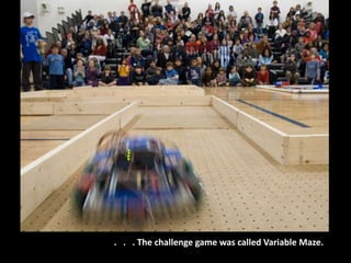 . . . The challenge game was called Variable Maze.
 