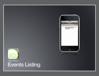 iPhone App Design Presentation