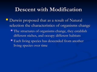 Comprehensive Overview of Evolution Theories and Evidence | PPT