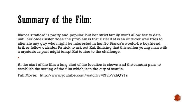 10 Things I Hate About You Synopsis 10 things i hate about you