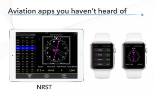 Aviation apps you haven’t heard of
NRST
 