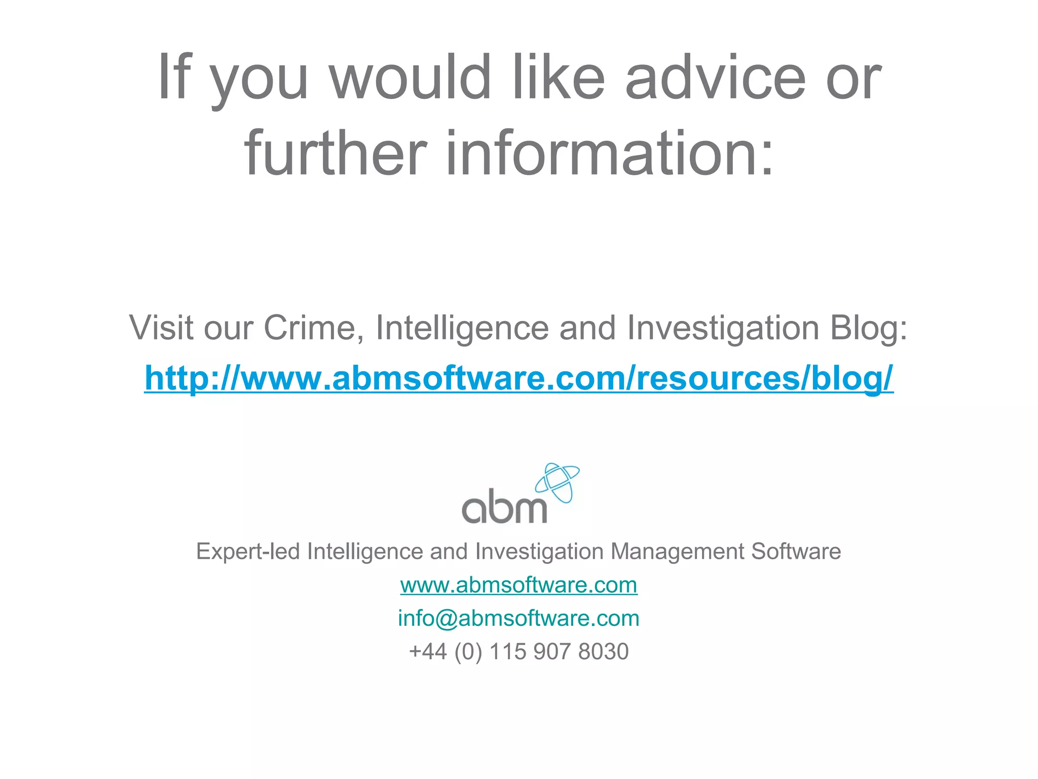 10 things officers dealing with CIs should know | PPT