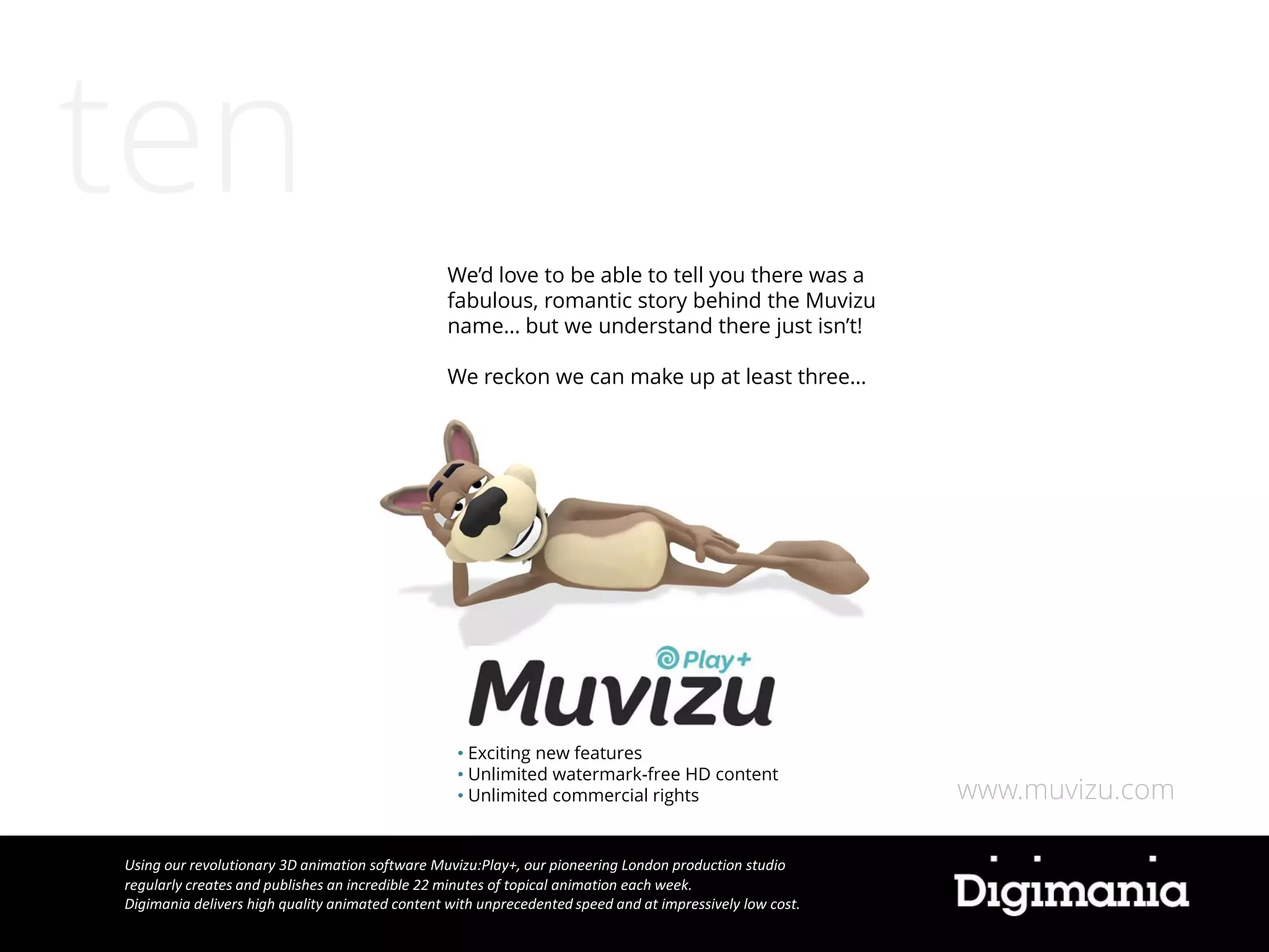 Muvizu - real-time animation software